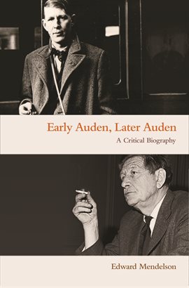 Cover image for Early Auden, Later Auden