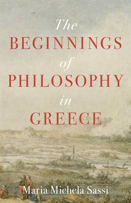 Cover image for The Beginnings of Philosophy in Greece
