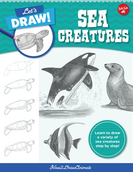 Cover image for Let's Draw Sea Creatures