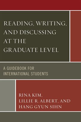 Imagen de portada para Reading, Writing, and Discussing at the Graduate Level