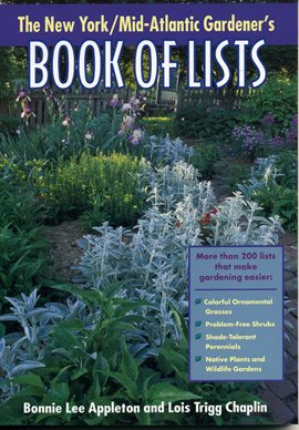 Imagen de portada para New York/Mid-Atlantic Gardener's Book of Lists