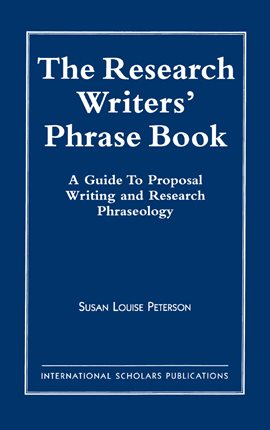 Cover image for The Research Writer's Phrase Book