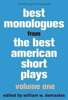 Imagen de portada para Best Monologues from Best American Short Plays
