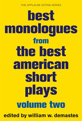 Imagen de portada para Best Monologues from The Best American Short Plays