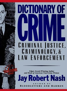 Imagen de portada para Dictionary of Crime
