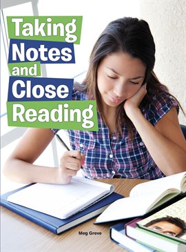Cover image for Taking Notes and Close Reading