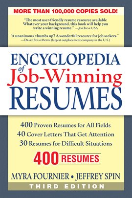 Cover image for Encyclopedia of Job Winning Resumes