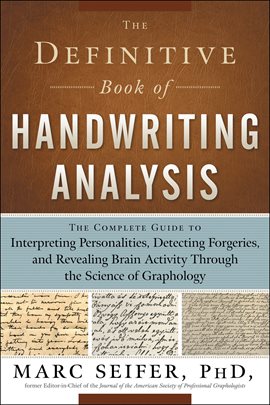 Imagen de portada para The Definitive Book of Handwriting Analysis