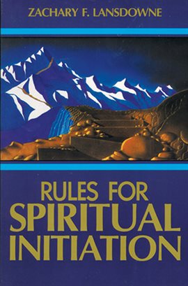 Cover image for Rules For Spiritual Initiation