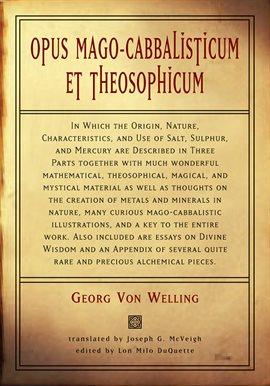 Cover image for Opus Mago-Cabbalisticum Et Theosophicum