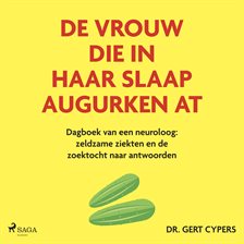De vrouw die in haar slaap augurken at