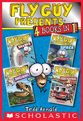 Cover image for Fly Guy Presents: Sharks, Space, Dinosaurs, and Firefighters (Scholastic Reader, Level 2)