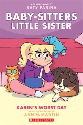 Cover image for Karen's Worst Day: A Graphic Novel (Baby-Sitters Little Sister #3)