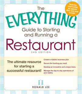 Imagen de portada para The Everything Guide to Starting and Running a Restaurant