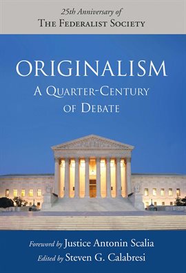 Cover image for Originalism
