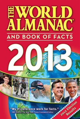 Cover image for The World Almanac and Book of Facts 2013
