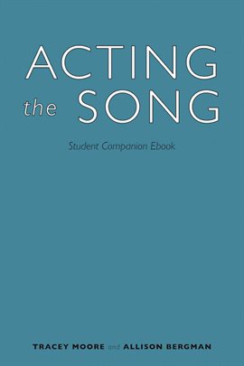 Cover image for Acting the Song