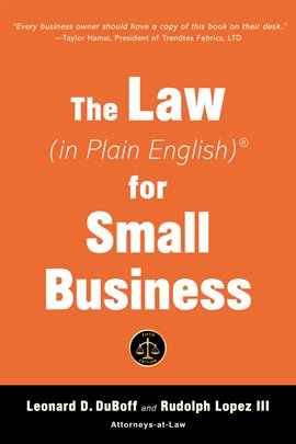 Cover image for Law (in Plain English) for Small Business