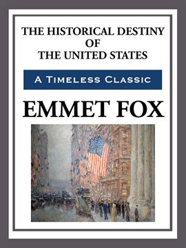 Cover image for The Historical Destiny of the United States