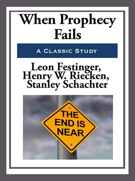 Cover image for When Prophecy Fails