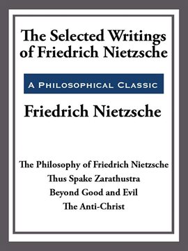 Imagen de portada para The Selected Writings of Friedrich Nietzsche