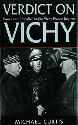 Cover image for Verdict on Vichy