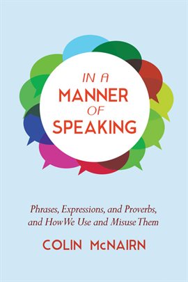 Cover image for In a Manner of Speaking