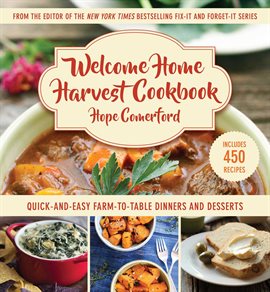 Imagen de portada para Welcome Home Harvest Cookbook