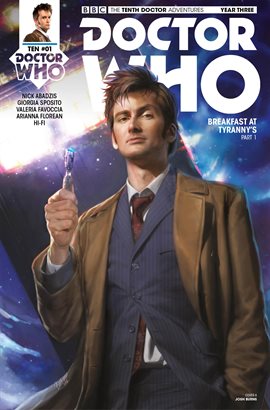 Cover image for Doctor Who: The Tenth Doctor: Breakfast at Tyranny's Part 1