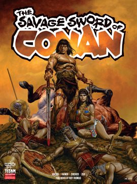 Cover image for The Savage Sword of Conan