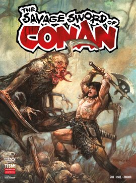 Cover image for The Savage Sword of Conan