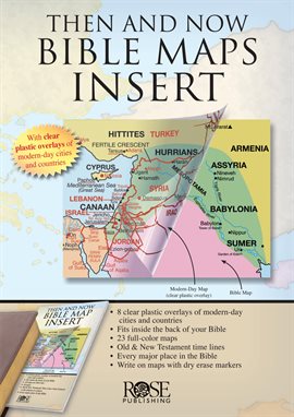 Imagen de portada para Then and Now Bible Maps Insert