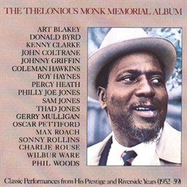Imagen de portada para The Thelonious Monk Memorial Album