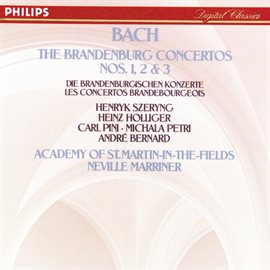 Imagen de portada para Bach, J.S.: Brandenburg Concertos Nos.1,2 & 3