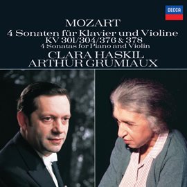 Cover image for Mozart: 4 Violin Sonatas for Piano and Violin, Nos.18, 21, 24 & 26