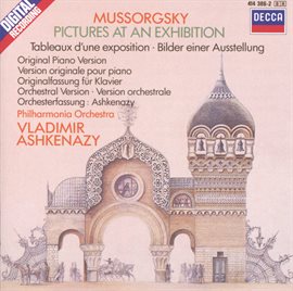 Cover image for Mussorgsky: Pictures at an Exhibition (piano version & orchestration)