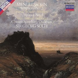 Cover image for Mendelssohn: Symphonies Nos.3 & 4