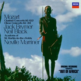 Cover image for Mozart: Clarinet Concerto / Oboe Concerto
