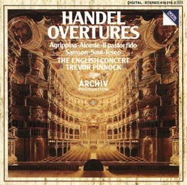 Cover image for Handel: Overtures