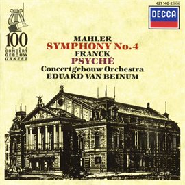 Cover image for Mahler: Symphony No.4 / Franck: Psyché
