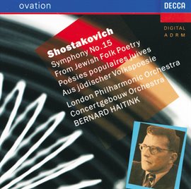 Cover image for Shostakovich: Symphony No.15 "From Jewish Folk Poetry"