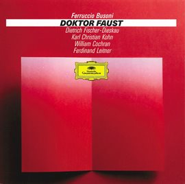 Cover image for Busoni: Doktor Faust