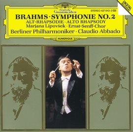 Cover image for Brahms: Symphony No.2; Alto Rhapsody