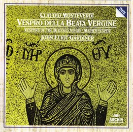 Cover image for Monteverdi: Vespers of the Blessed Virgin