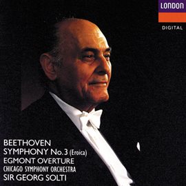 Cover image for Beethoven: Symphony No.3/Egmont Overture