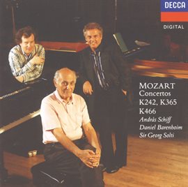 Cover image for Mozart: Piano Concerto No.20; Concerto for 2 Pianos; Concerto for 3 Pianos