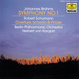 Cover image for Brahms: Symphony No.1 In C Minor, Op.68 / Schumann: Overture, Scherzo and Finale In E Major, Op.52