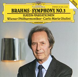 Cover image for Brahms: Symphony No.3; Haydn-Variations