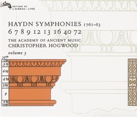 Cover image for Haydn: Symphonies Vol.3