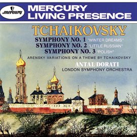 Cover image for Tchaikovsky: Symphonies Nos.1-3/Arensky: Variations on a Theme by Tchaikovsky